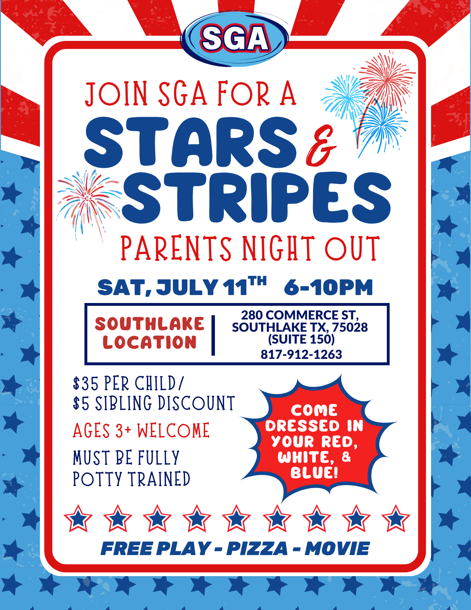Southlake Stars & Stripes PNO Flyer